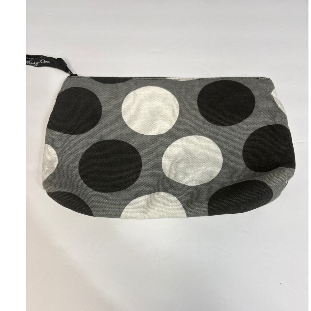 Thirty-One Mini Zipper Pouch Paparazzi Dot Print